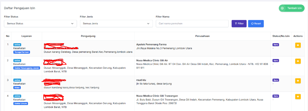 Preview Advanced Filtering